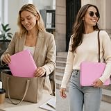 RAINYEAR 13 Inch Laptop Sleeve for MacBook Air/Pro 13-13.6 13.3-14 Pink view 7