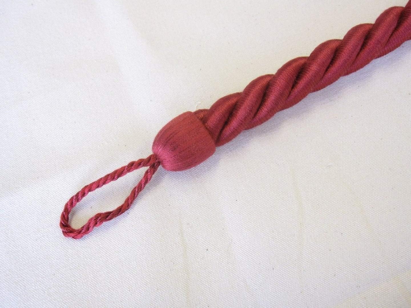 2 JUMBO rope curtain tiebacks Extra long thick tie backs 2.5cm