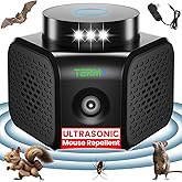 Termx Ultrasonic Pest Repeller Indoor 4 Modes No Touch Solution Pest Repellent Ultrasonic Plug in Electronic Mouse Repellent Devices Rat Deterrent Indoor for House Attic Office Garage Warehouse RVs