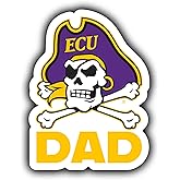 R and R Imports East Carolina Pirates 4-Inch Proud Dad Die Cut Decal