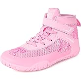 Sisttke Kids Wrestling Shoes Boys Girls Boxing Shoes Fitness Sneakers Zero Drop Sole