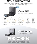 eufy X10 Pro Omni Robot Vacuum with Mop Dual Mops Auto Lift 12mm Carpet view 3