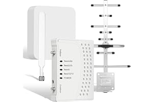 Cell Phone Booster for Home & Office with Band 66/2/4/5/12/17/13/25 for All Canadian Carriers | Up to 6000 Sq Ft | Boost 4G D