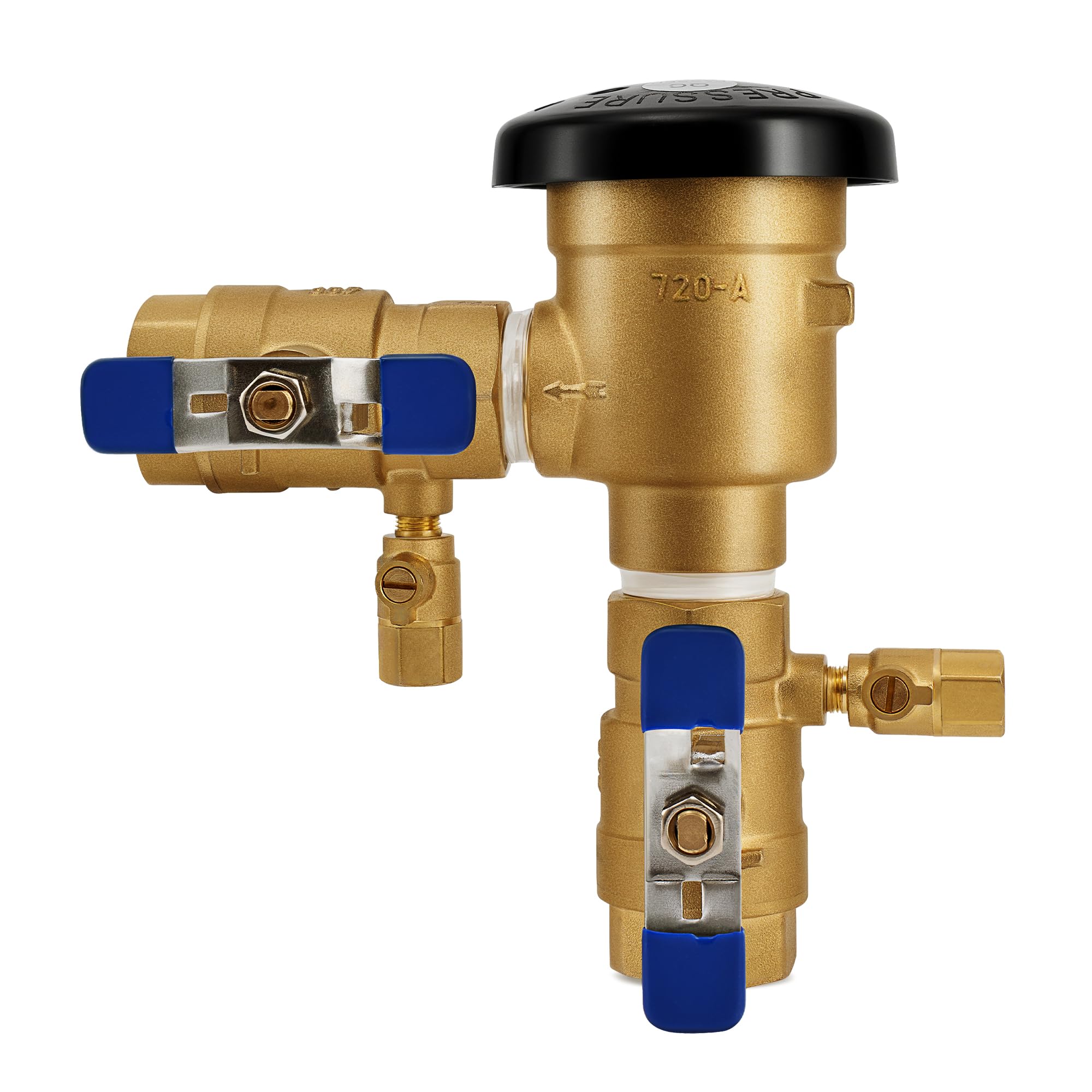 Photo 1 of 1”720A Pressure Vacuum Breaker Assembly, Replacement for Zurn Wilkins 1-720A Thickened Brass Backflow Preventer Valve, Max 400 PSI, for Irrigation Systems and Commercial Water Supply Systems