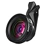 AUKEY Ora iPhone Lens, 0.45x 140&deg; Wide Angle + 10x Macro Clip-on Cell Phone Camera Lenses Kit for Samsung, Android Smartphones, iPhone