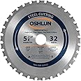 Oshlun SBF-059032 5-7/8-Inch 32 Tooth MTCG Saw Blade with 20mm Arbor (5/8-Inch Bushing) for Mild Steel and Ferrous Metals