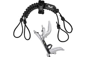 Black Rack Silencer - Elastic Paracord with Four-Loop Design - Noise-Reducing Tote for Black Rack Antlers - Ideal for Whiteta