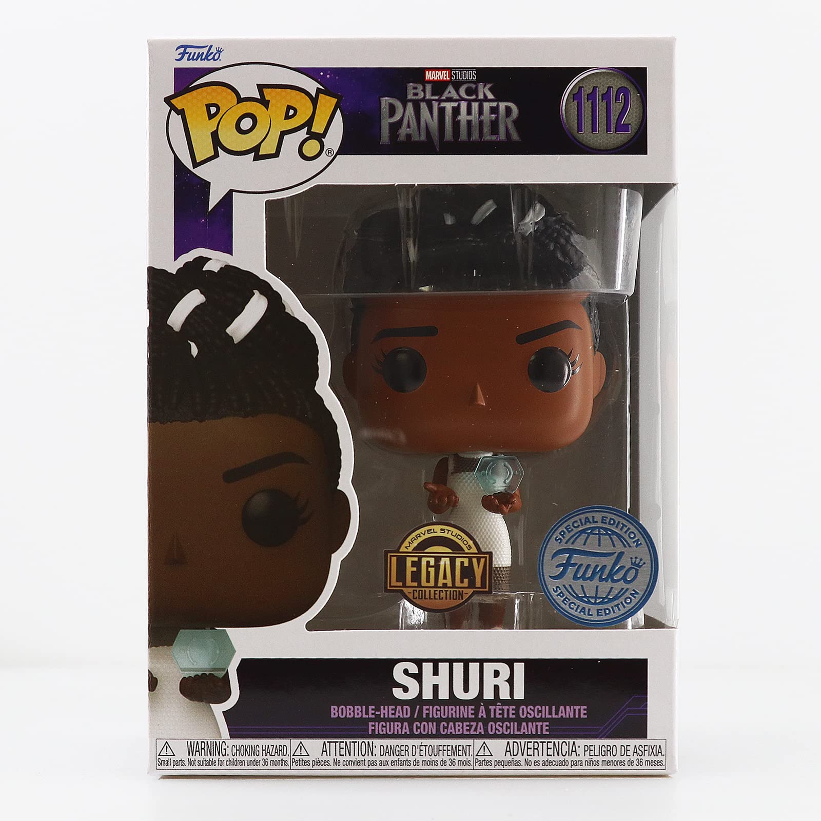 Funko 64872 Shuri Bobble-Head Vinyl Figure, Black