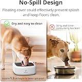 Petace Non Spill Dog Water Bowl 1.3 L 44 oz with Floating Disk view 2