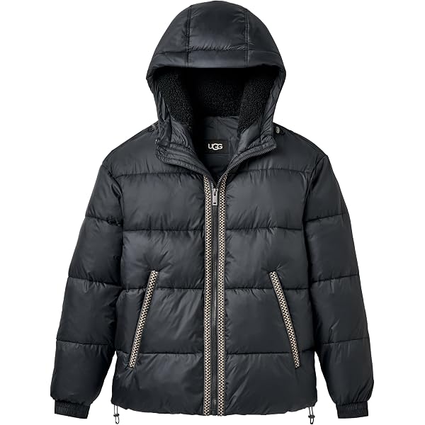 UGG Men's Ashbury Uggfluff Peacoat Jacket, Chestnut, XXL at Amazon