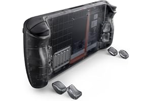 eXtremeRate Interchangeable Back Buttons Bottom Shell for Steam Deck LCD & OLED, Replace Ergonomic Fingers Grip L4L5 R4R5 Bac