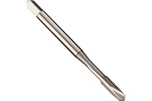 YG-1 L7 Series Vanadium Alloy HSS Spiral Pointed Tap, Uncoated (Bright) Finish, Round Shank with Square End, Plug Chamfer, M4