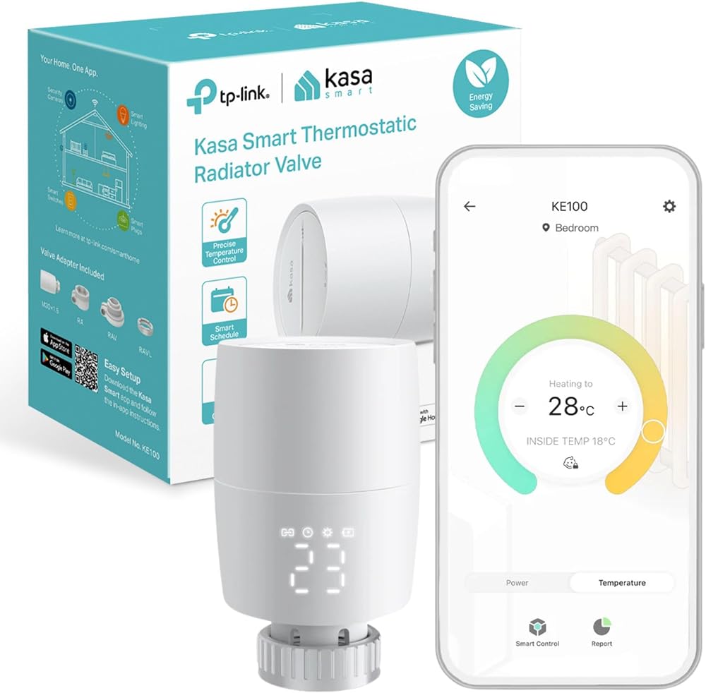 TP-Link Kasa Smart Thermostat Radiator Valve KE100 with KH100 Hub