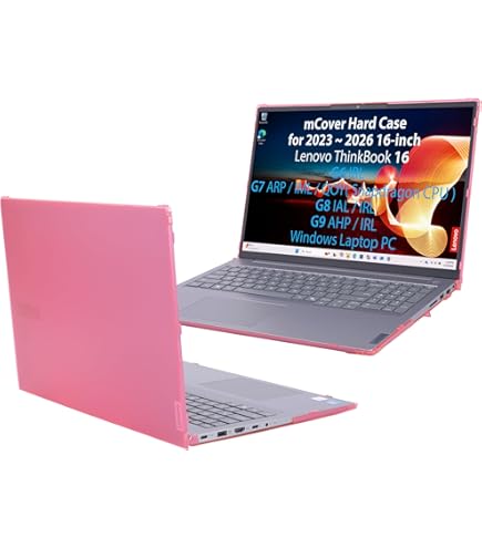 mCover Hoesje ALLEEN compatibel voor 2023-2026 16 inch Lenovo ThinkBook