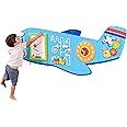 LEARNING ADVANTAGE Airplane Activity Wall Panels - Toddler Activity Center - Wall-Mounted Toy for Kids Aged 18M+ - Kids Decor