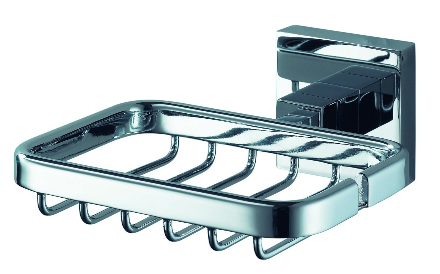 Haceka Mezzo 1116688 Stainless Steel and Zinc Alloy Wire Soap Holder, Silver