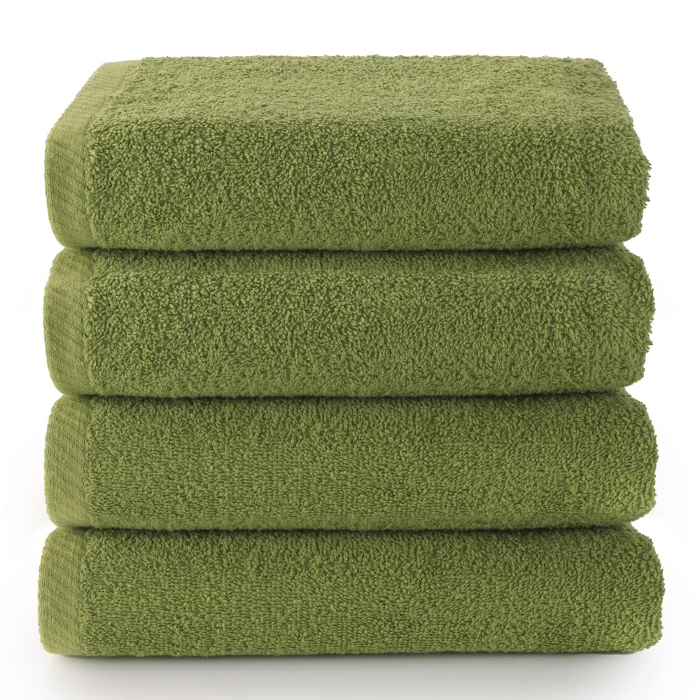 Top Towel - Towel Set - Pack 4 Large Hand Towels - Bath Towels - 50x100cm