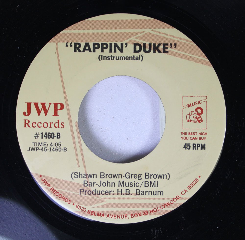  Shawn BrownGreg Brown 45 RPM Rappin' Duke / Rappin' Duke Amazon