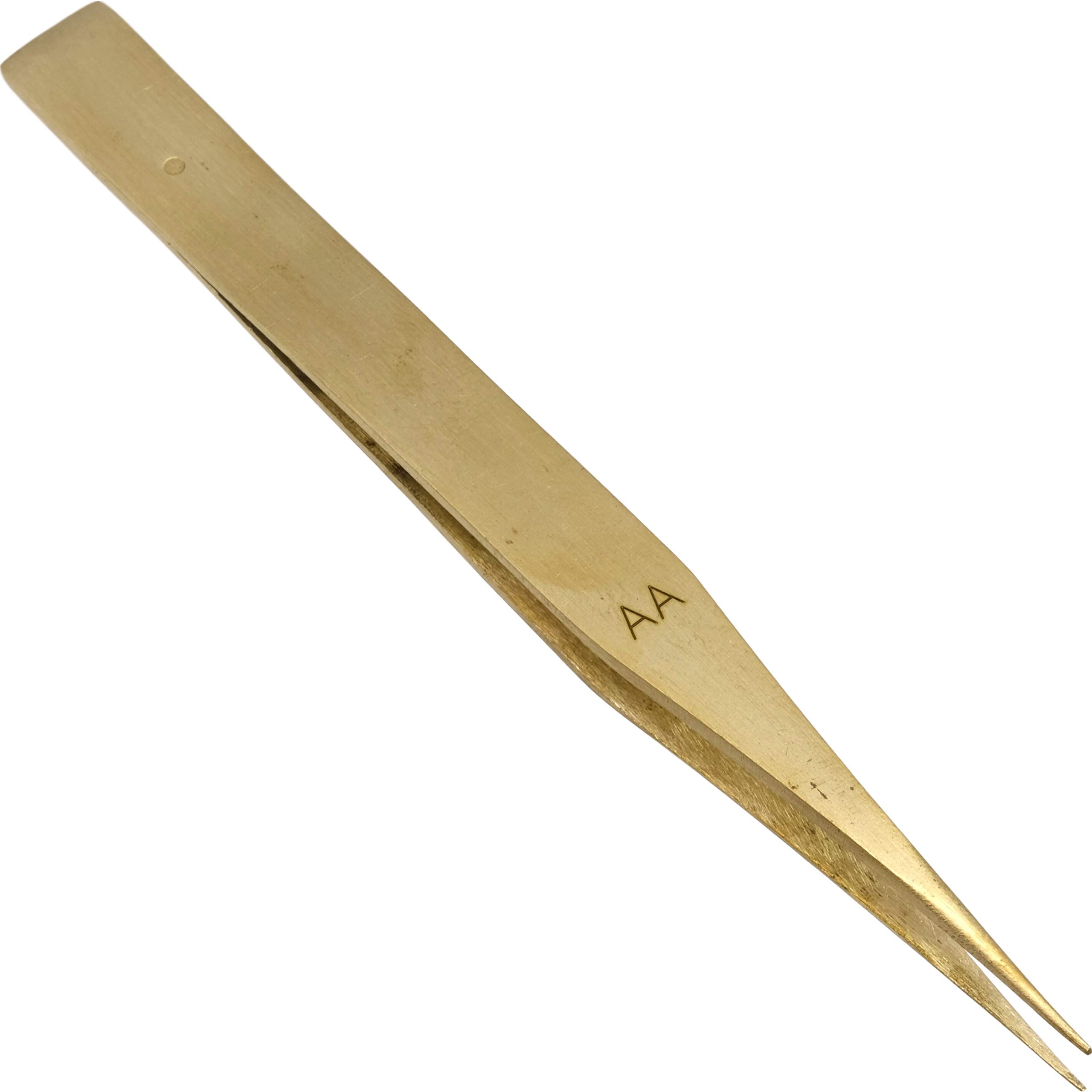SE Antimagnetic Brass Tweezers Watchmakers Precision Repair Tool #AA - AA-BRASS