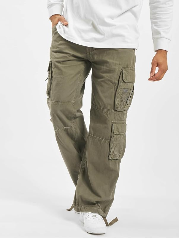 Pure Vintage Pants, Color: olive, Size: XL