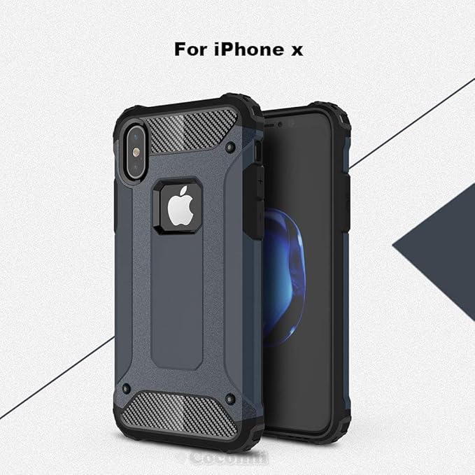 Cocomii Commando Armor iPhone X Funda Nuevo [Robusto] Táctico Sujeción Antipolvo Antichoque Caja [Militar Defensor] Cuerpo Completo Case Carcasa for Apple iPhone X (C.Metal Slate): Amazon.es: Electrónica