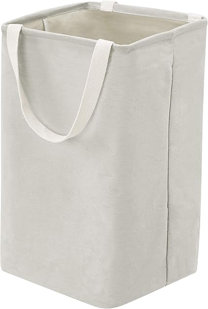 AmazonBasics – Canasto de tela, alto, cúbico, gris claro: Amazon.es: Hogar