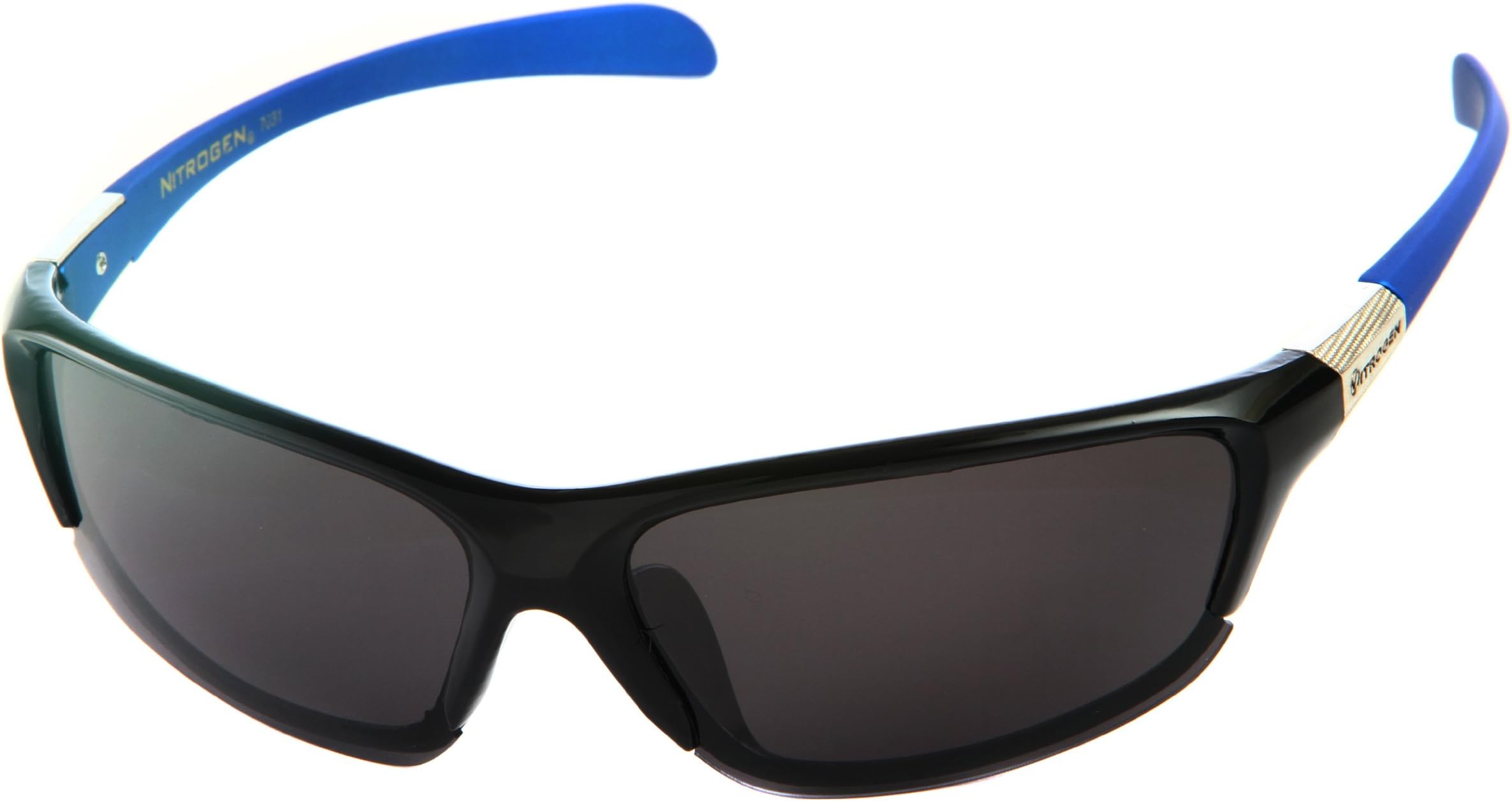 Nitrogen Men's Rectangular Sports Wrap 65mm Polarized Sunglasses