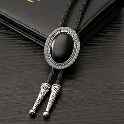 Joxevyia Bolo Tie with Natural Stone for Men