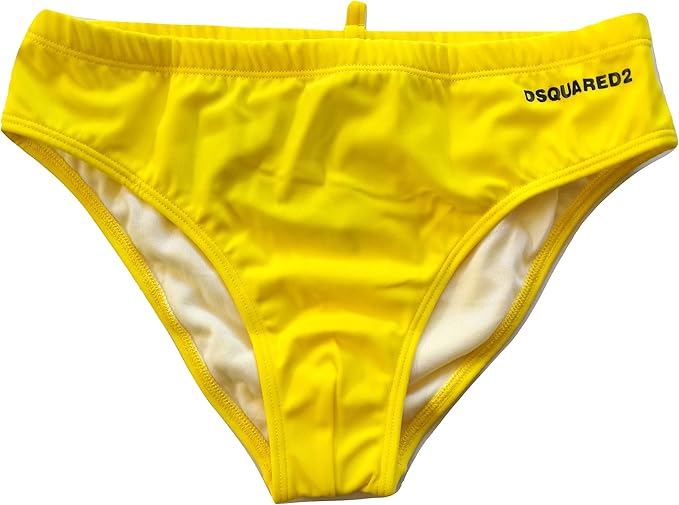 DSQUARED2 Dsquared Costume da Bagno Slip da Uomo D2M22M Giallo 16 Anni