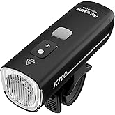 RAVEMEN K700 LED Bike Light Under Mounted Bicycle Light with Auto Off 4+1 Smart Daytime Riding Mode, IPX7 Rechargeable Bike H