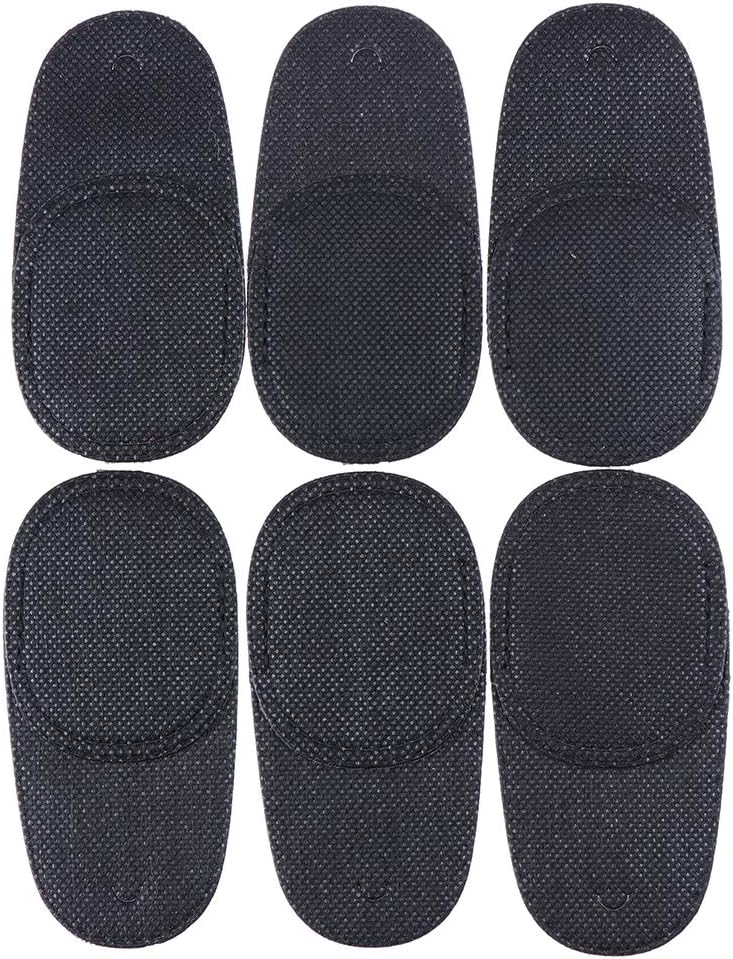 12 Pcs Glasses Patch Lazy Eye Amblyopia Strabismus Eye Patch Eye Patches for Corrected/Visual Acuity Recovery Adults&Kids (Black)