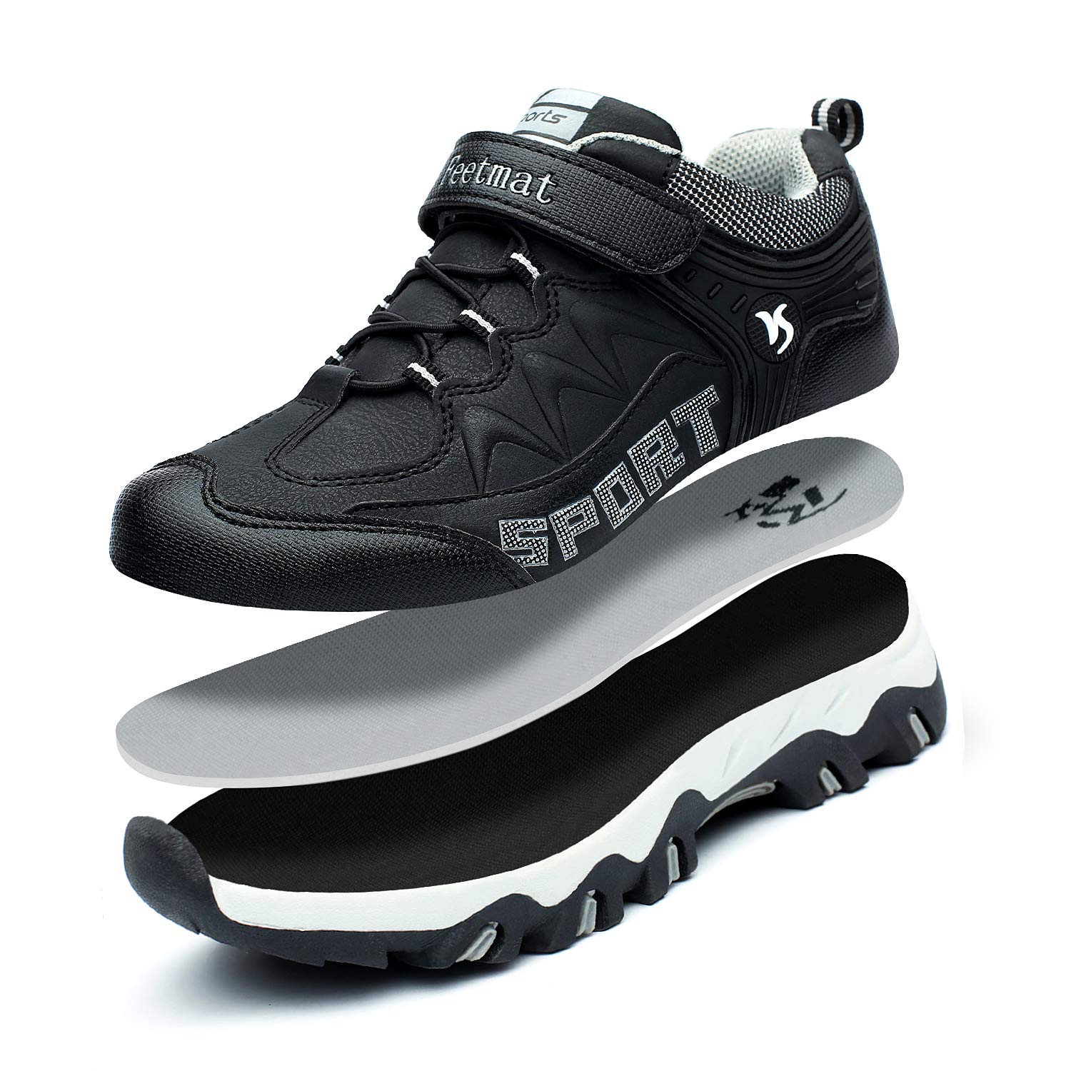 Feetmat Kids Hiking Shoes Waterproof Running Sneaker for Boys Girls