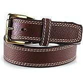 ARIAT Men's Contrast Double-Stitched Leather Belt