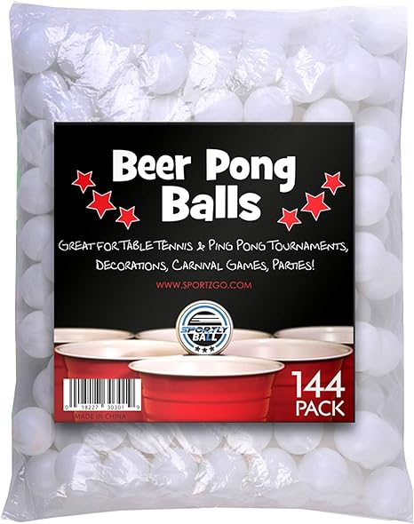 Amazon Com Brewski Brothers Beer Pong144 Beer Pong Balls Pack