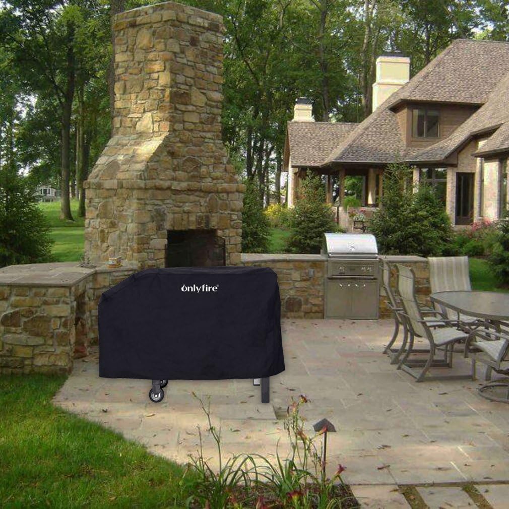 onlyfire 28 Inch Cover Fits for Blackstone Outdoor Cooking Gas Grill Griddle Station : Garden & Outdoor