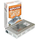 JT Eaton Repeater Multi-Catch Mouse Trap, Clear Window, Case of 6 | Humane Live Catch; Catches up to 30 Mice; Clear Inspection Window; No Bait Needed; Case of 6; Model 421CL