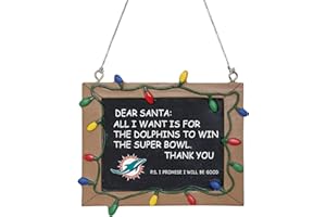 Foco NFL Unisex Resin Chalkboard Sign Ornament