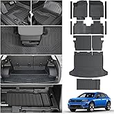 LUMWAY Floor Mats for 2024-2026 Honda Prologue & Chevy Blazer EV, TPE All Weather Protection Cargo Mat with Backrest Mat Lower Trunk Liner for Honda Prologue Accessories (Inclued Door Sill Guards)