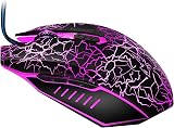 VGUARD Gaming Mouse Comfortable Wired USB Optical RGB 7 LED 4 DPI 6 Buttons view 8
