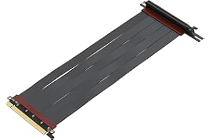 LINKUP - Ultra PCIe 4.0 X16 Riser Cable [RTX4090 RX6950XT x570 B550 Z690 Tested] Shielded Extreme High-Speed Vertical Mount G