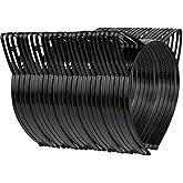 KICOSY 25Pcs Cat Ears Headbands for Women Black Plastic Kitty Hairbands Cat Ear Hair Hoops Halloween Decorations Hair Accessories for Women Favor for Party Costume Daily Wearing