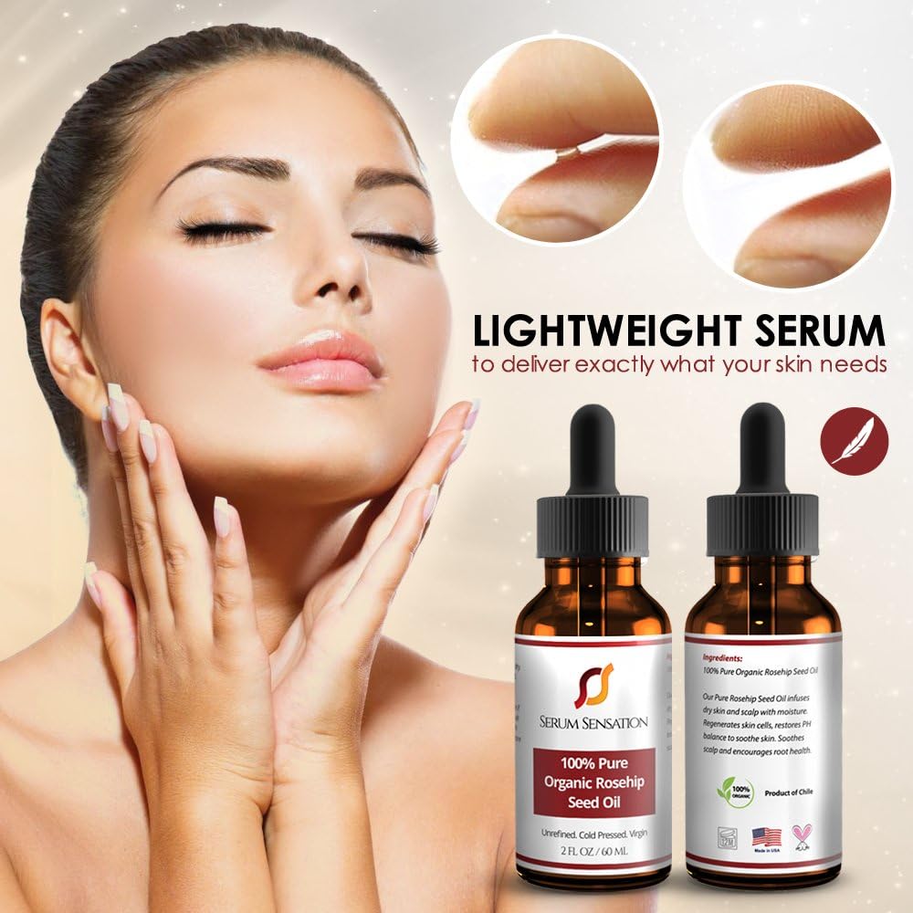 Serum Sensation 100 Pure Organic Rosehip Seed Oil Reduce Acne Scars For Face Nails Hair And Skin Amazon Fr Beaute Et Parfum Serum Sensation 100 Pure Organic Rosehip Seed Oil Reduce Acne Scars For Face Nails Hair And Skin Amazon Fr Beaute Et Parfum