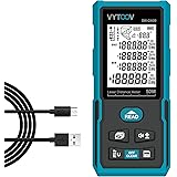 Laser Measure Distance 229Ft/70M M/in/Ft Digital Backlight LCD Laser Distance Meters with Pythagorean Mode, Measure Distance,