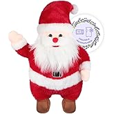 SuzziPals Heatable & Coolable Christmas Toys Santa Claus Plush, Microwave Heating Pad for Soothing & Relaxation, Christmas Stuff Lavender Plush Santa Toy, Santa Plush Doll for Girl
