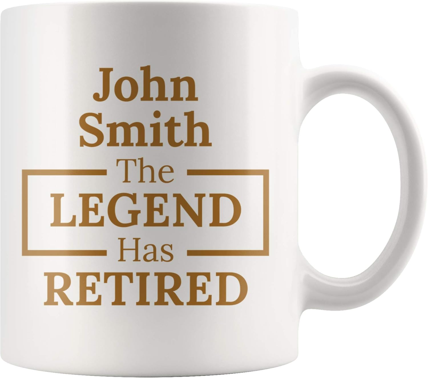 Personalized Retirement Funny Coffee Mug/Tea Cup The Legend Has