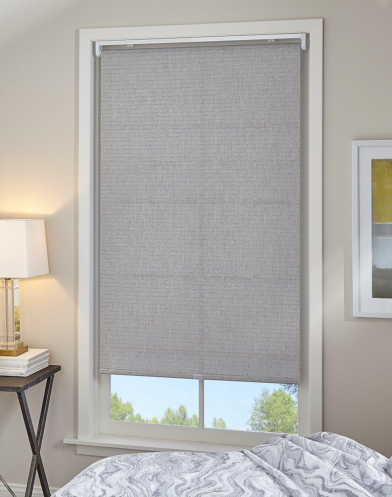 Curtainworks Twilight Window Shade, 23" W x 64" L, Grey
