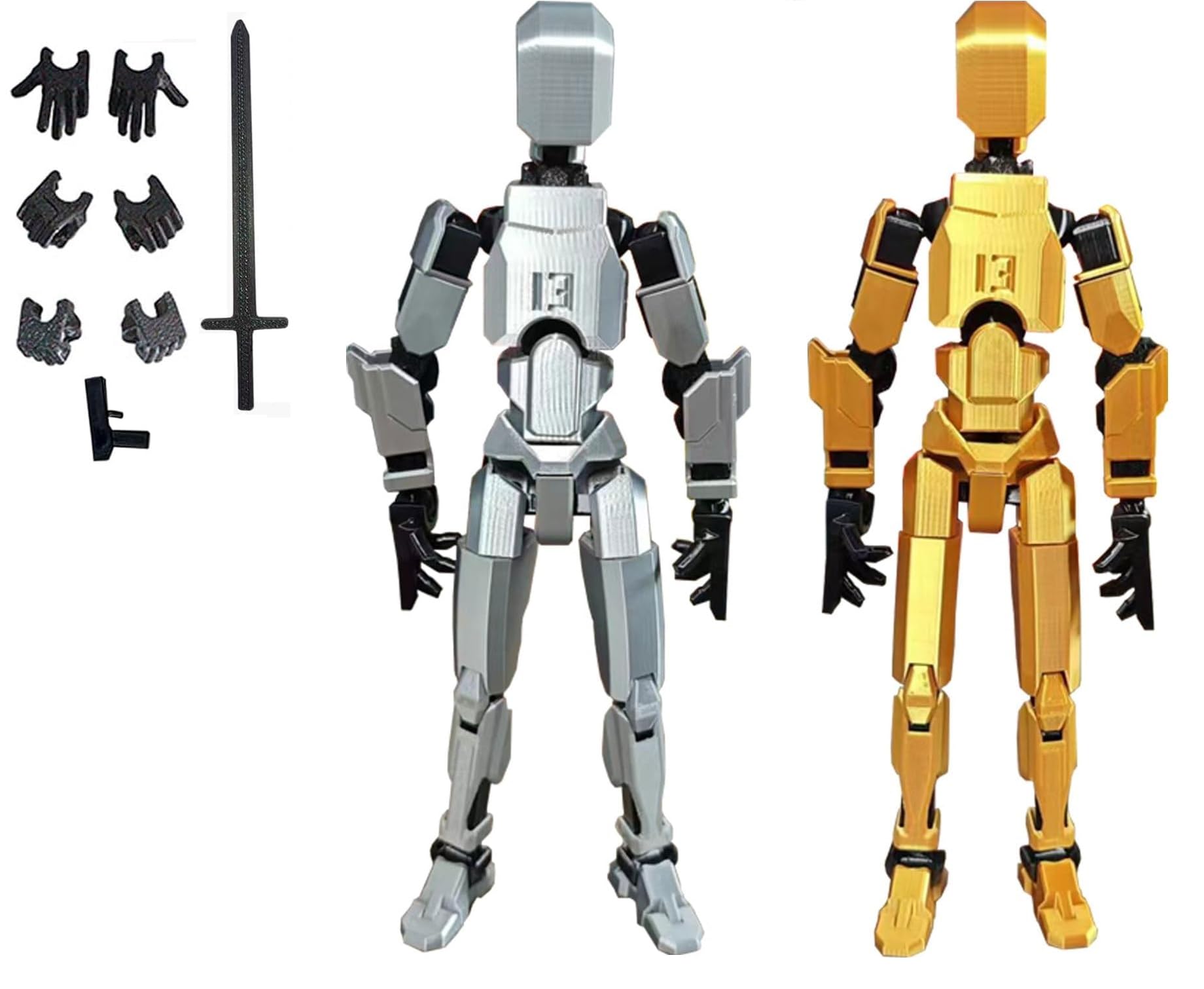 Photo 1 of (Assembly Completed) Titan 13 Action Figure, 3D Printed T13 Multi-Jointed Movable Robot with Full Articulation, Lucky 13 Nova 13 Dummy 13