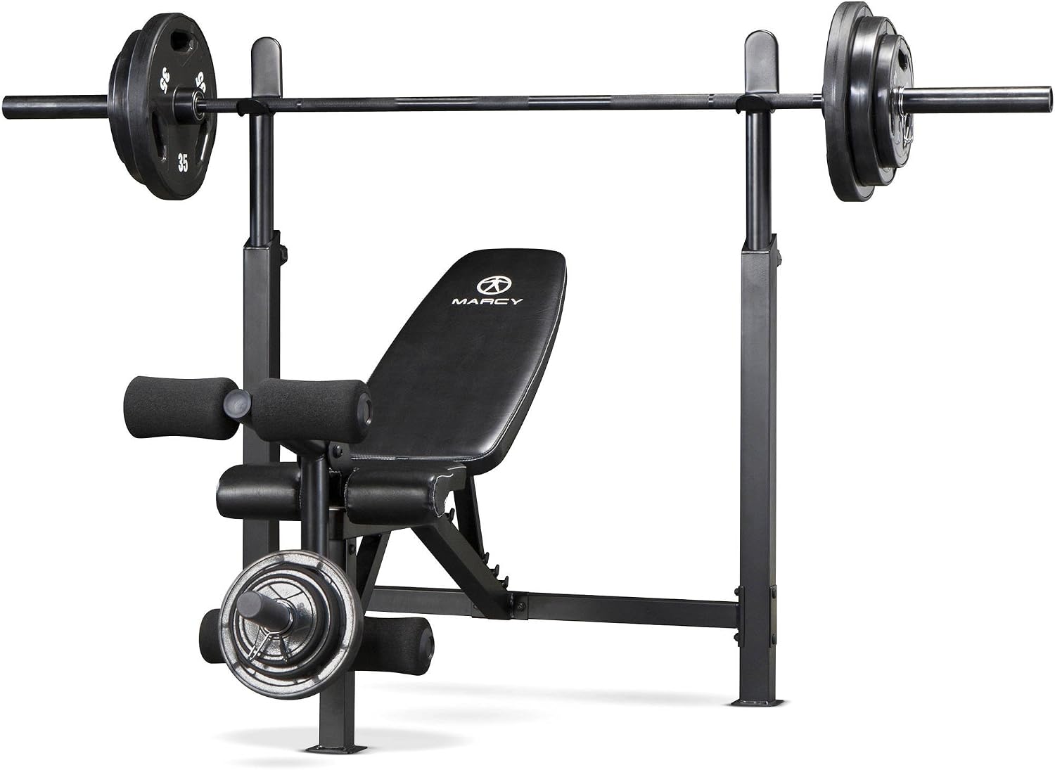 Amazon Com Marcy Mwb 732 Olympic Bench Black Olympic Weight Benches Sports Outdoors