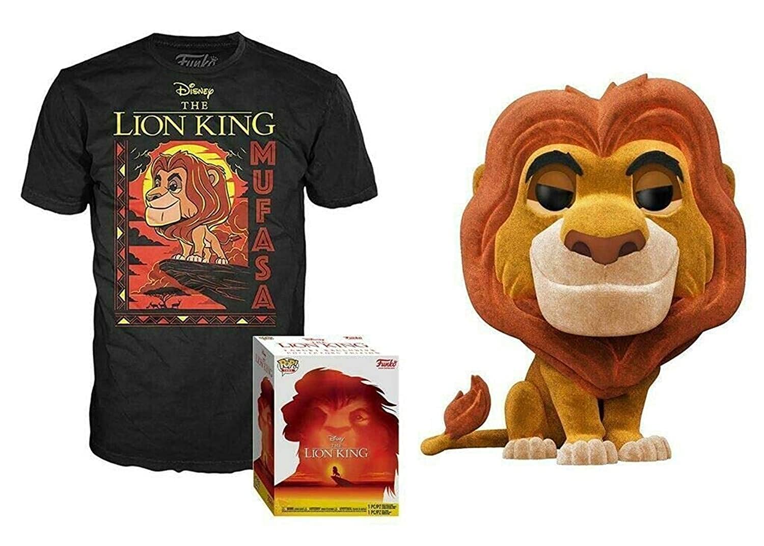 Funko Disney Booble Head Pop N° XX - Mufasa + T-Shirt (M)