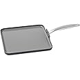 GreenPan Chatham Healthy Ceramic Nonstick, Griddle Pan/Pancake Pan, 11", Gray